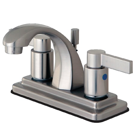 Kingston Brass 4" Centerset Bathroom Faucet, Brushed Nickel KB4648NDL